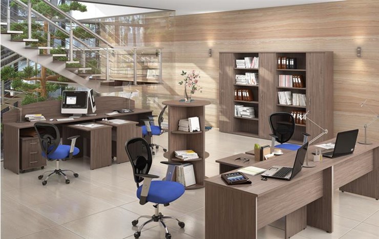 Офисный комплект мебели IMAGO - рабочее место, шкафы для документов в Симферополе - изображение 6